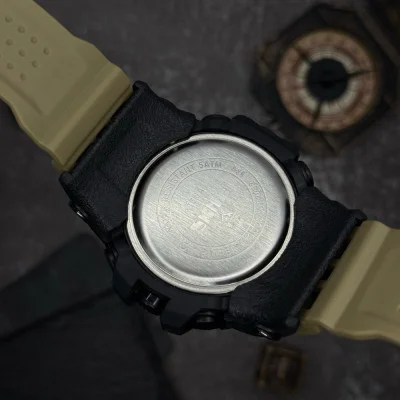 Чоловічий годинник Skmei 1384 Black-Khaki Wrisband