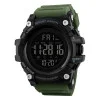 Чоловічий годинник Skmei 1384 Black-Military Wrisband фото 2