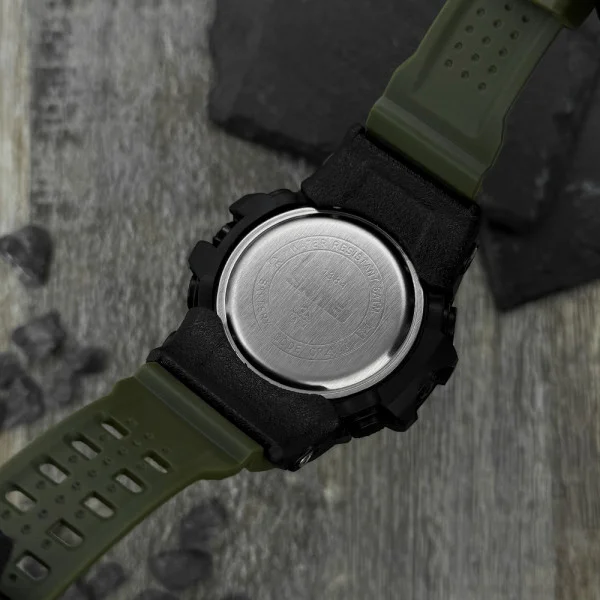Чоловічий годинник Skmei 1384 Black-Military Wrisband фото 9