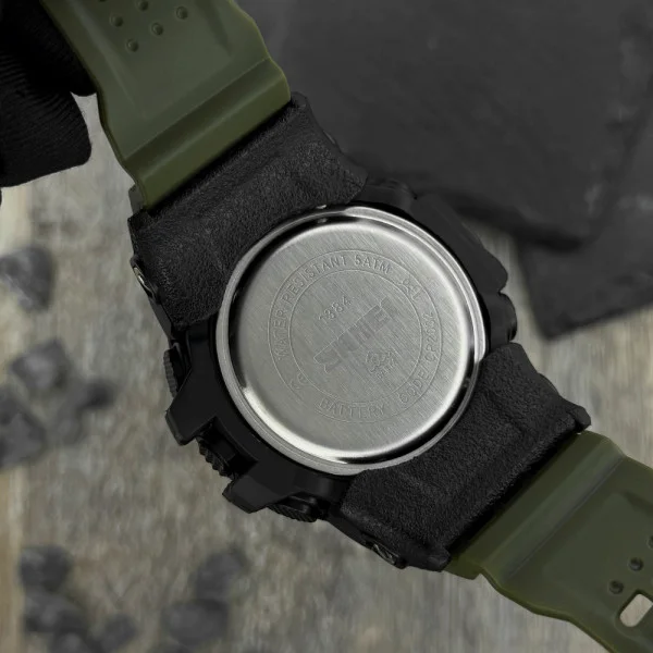 Чоловічий годинник Skmei 1384 Black-Military Wrisband фото 10