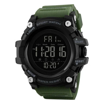 Чоловічий годинник Skmei 1384 Black-Military Wrisband