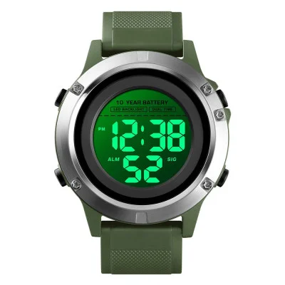 Чоловічий годинник Skmei 1518 Black-Military Wrisband
