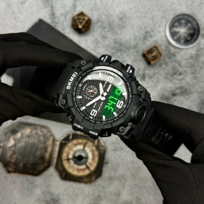 Чоловічий годинник Skmei 1586 Black