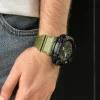 Чоловічий годинник Skmei 1520AG Black-Military Wristband. фото 4