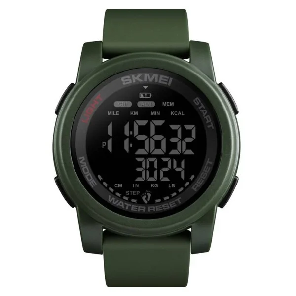 Чоловічий годинник Skmei 1469AGBK Military-Black фото 1