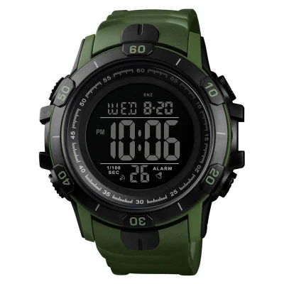 Чоловічий годинник Skmei 1475AG Black-Military Wristband
