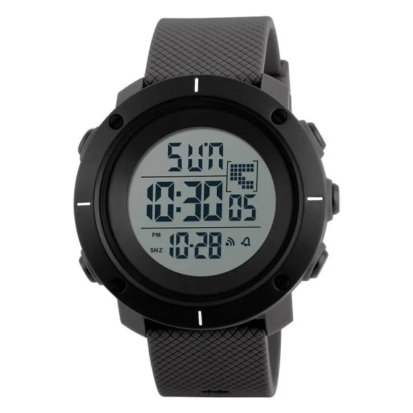 Чоловічий годинник Skmei 1213GY Black-Gray фото 1