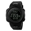 Чоловічий годинник Skmei 1231BK All Black Smart Watch + Compass фото 2