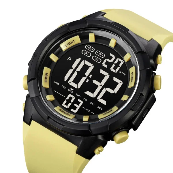 Чоловічий годинник Skmei 1845YL Black-Yellow фото 3