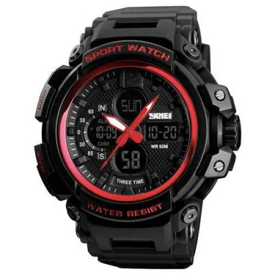 Мужские часы Skmei 1343 (1343RD) Black-Red