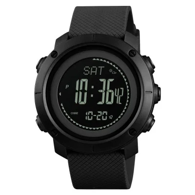 Чоловічий годинник Skmei 1427BK Black + Compass