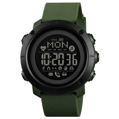 Чоловічий годинник Skmei 1512AG Army Green Smart Watch + Compass