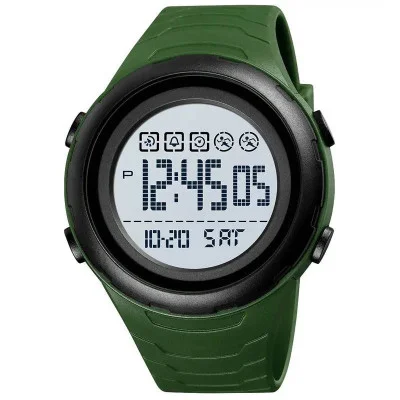 Чоловічий годинник Skmei 1674AGWT Army Green-white