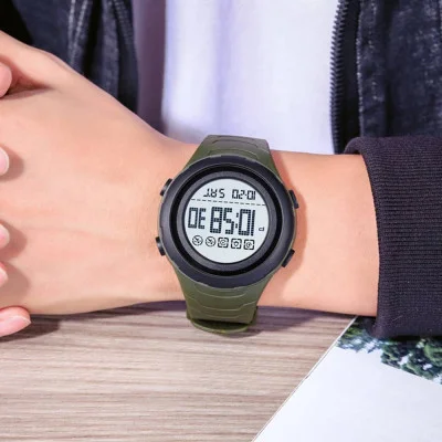 Чоловічий годинник Skmei 1674AGWT Army Green-white