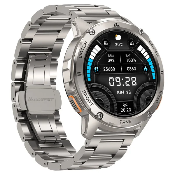 Спортивные Умные Часы Kospet TANK T3 Silver Special Edition + Спортивные Режимы, Водозащита, Звонки фото 3