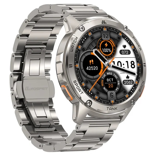 Спортивные Умные Часы Kospet TANK T3 Silver Special Edition + Спортивные Режимы, Водозащита, Звонки фото 6