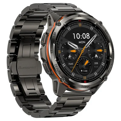 Тактические Умные Часы с Компасом Kospet TANK T3 ULTRA Black Special Edition + GPS, Спортивные Режимы, Водозащита, Звонки