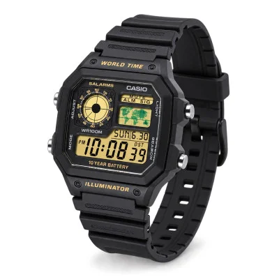 Чоловічий годинник Casio AE-1200WH-1B