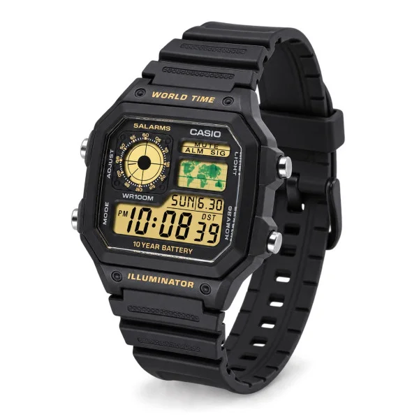 Мужские часы Casio AE-1200WH-1B фото 1