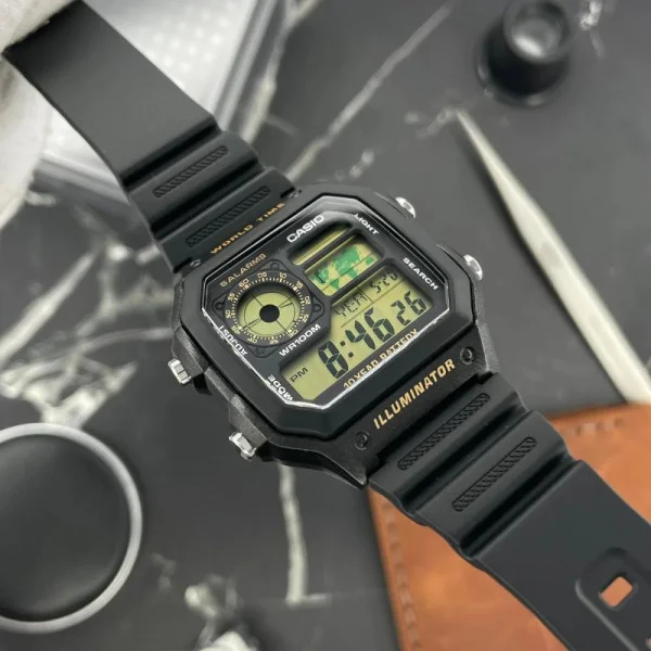 Мужские часы Casio AE-1200WH-1B фото 4