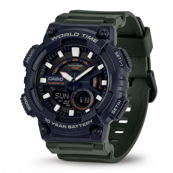 Мужские часы Casio AEQ-110W-3A фото 1