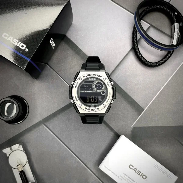 Мужские часы Casio MWD-100H-1B фото 10