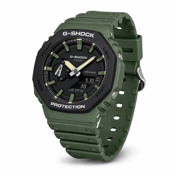 Чоловічий годинник Casio GA-2110SU-3A фото 1
