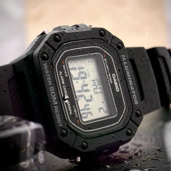 Чоловічий годинник Casio W-218H-1A фото 3