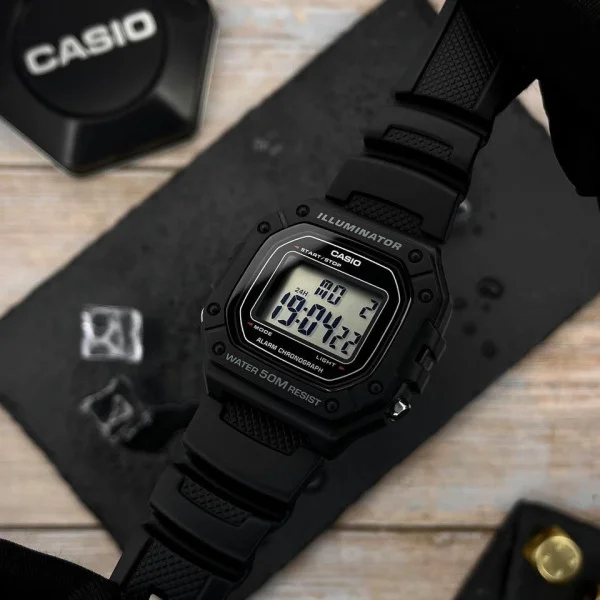 Чоловічий годинник Casio W-218H-1A фото 4
