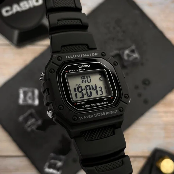 Чоловічий годинник Casio W-218H-1A фото 5