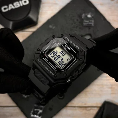 Чоловічий годинник Casio W-218H-1A