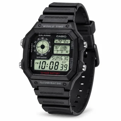 Чоловічий годинник Casio AE-1200WH-1A