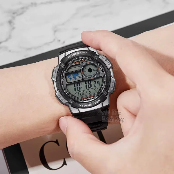Мужские часы Casio AE-1000W-1B фото 3