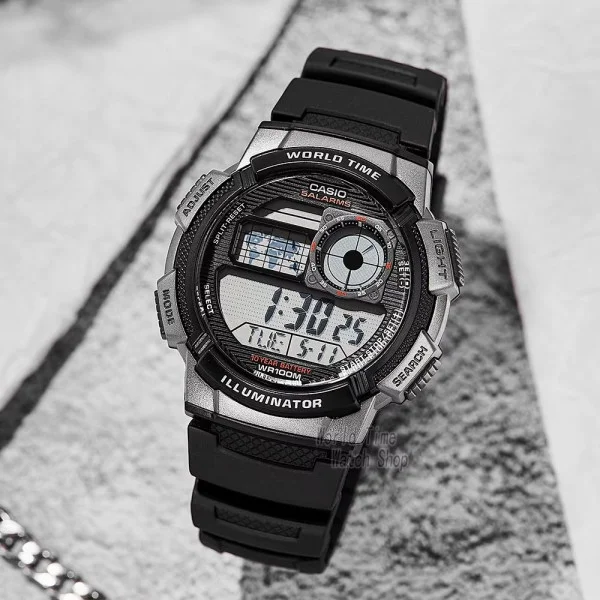 Мужские часы Casio AE-1000W-1B фото 4
