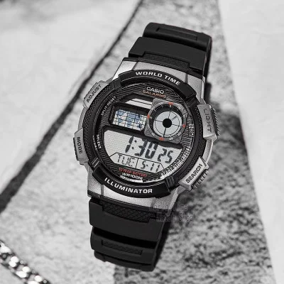 Чоловічий годинник Casio AE-1000W-1B
