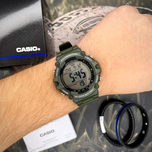 Чоловічий годинник Casio AE-1500WHX-3A фото 8