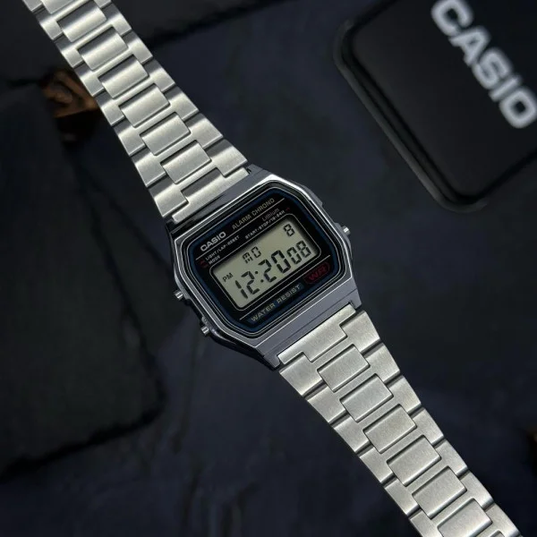 Чоловічий годинник Casio A158WA-1D фото 4