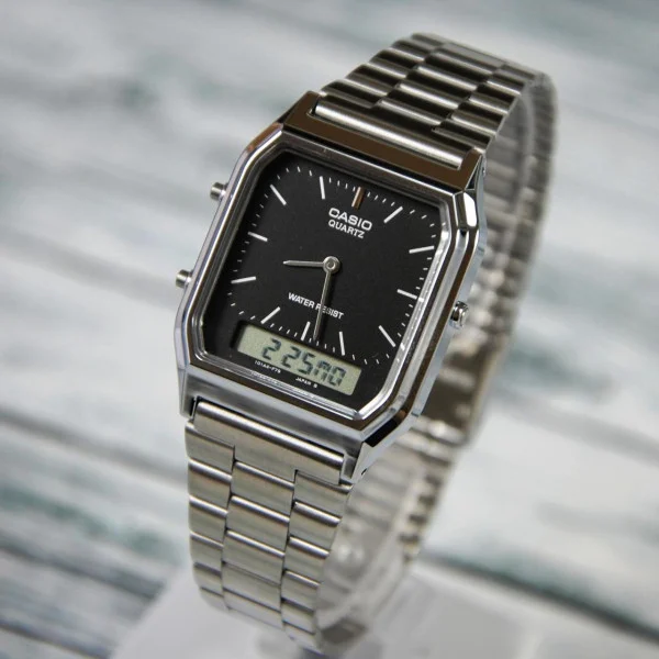 Чоловічий годинник Casio AQ-230A-1D фото 3