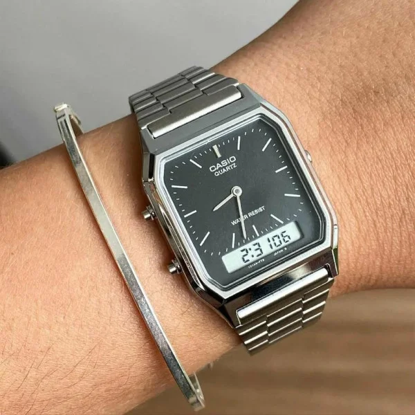 Чоловічий годинник Casio AQ-230A-1D фото 4