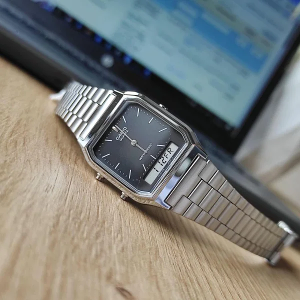 Чоловічий годинник Casio AQ-230A-1D фото 5