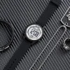 Чоловічий годинник Skmei 1758BKSI Black Silver фото 5