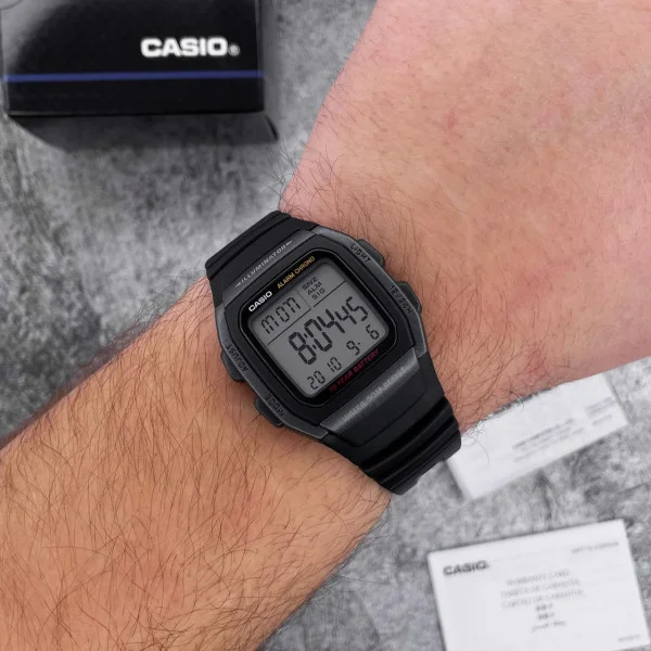 Чоловічий годинник Casio W-96H-1B фото 3