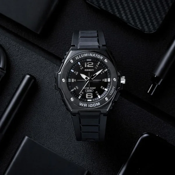 Мужские часы Casio MWA-100HB-1A фото 6