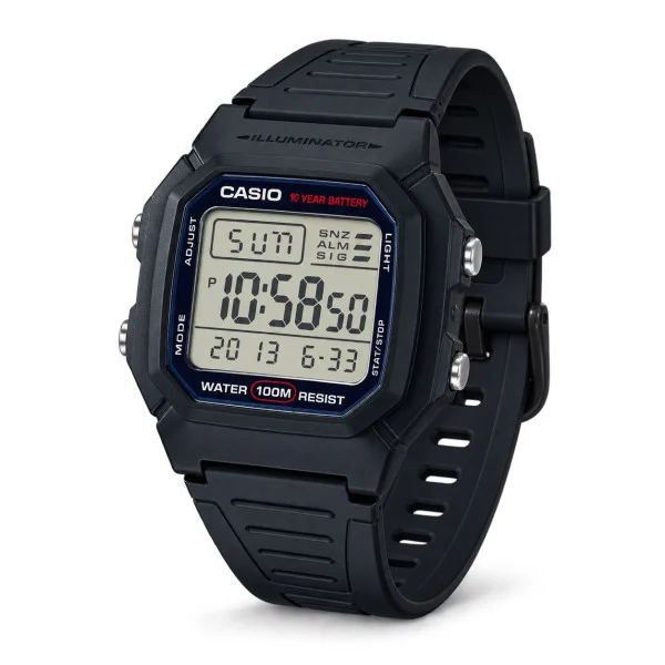 Мужские часы Casio W-800H-1A фото 1