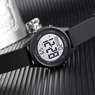 Чоловічий годинник Skmei 1758BKBKWT Black Black White