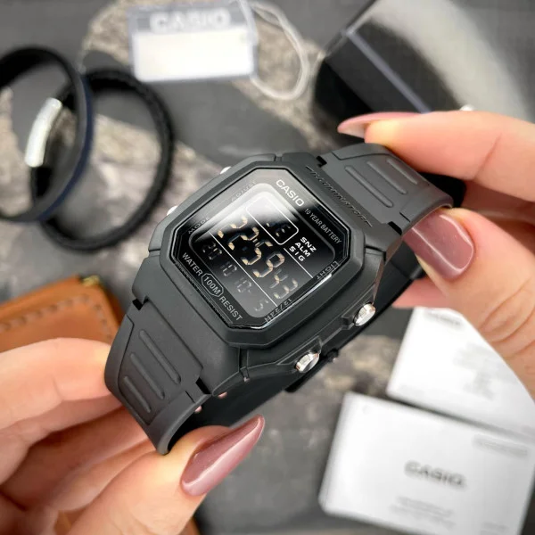 Мужские часы Casio W-800H-1B фото 8