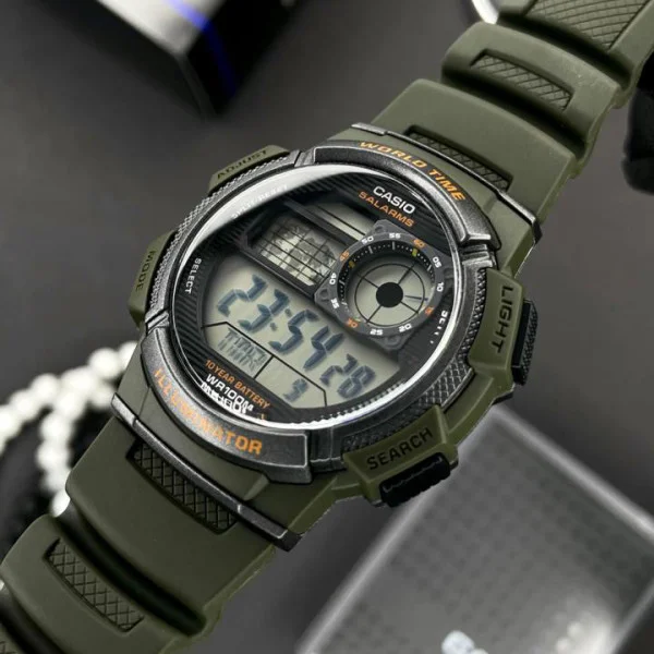 Чоловічий годинник Casio AE-1000W-3A фото 5