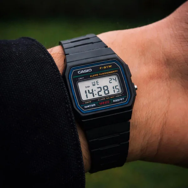 Мужские часы Casio F-91W-1D фото 9