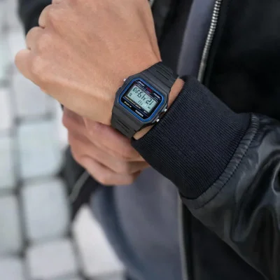 Чоловічий годинник Casio F-91W-1D