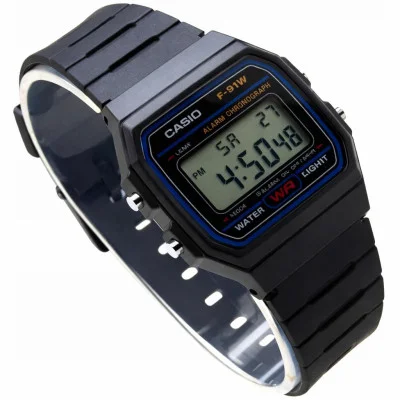 Чоловічий годинник Casio F-91W-1D